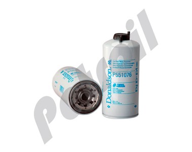 P551076 Donaldson Filtro Combustible/Separador de Agua Roscado