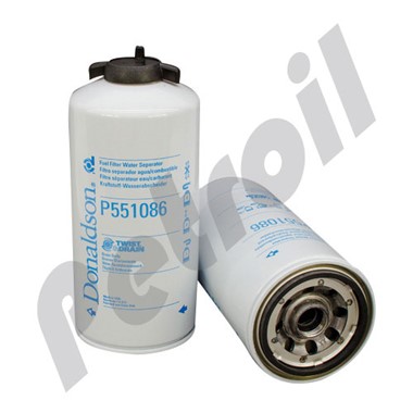 P551086 Filtro de Combustible Sep Agua Donaldson Roscado A9794770015  H7118WK10 WF1060