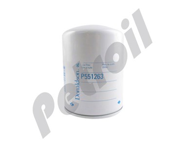 P551263 Donaldson Filtro Aceite Roscado Flujo Completo 51798 P550420  P559128 B75 LF3328 L1798 51376 P556007