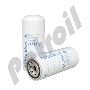 P551312 Filtro Combustible Donaldson Roscado Caterpillar 1R0753  BF7631 FF5322 LFF5322 33527 PSC746