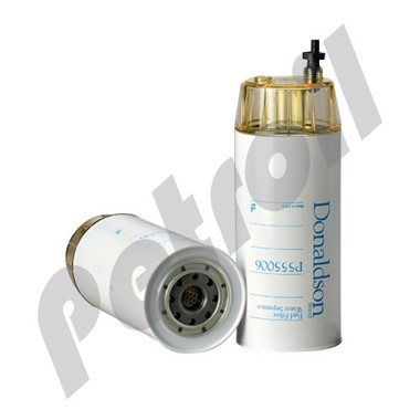 P555006 COMBO Filtro Donaldson Combustible Sep/Agua Motores  Caterpillar Electronico+vaso plastico 1290372 BF1283-SP