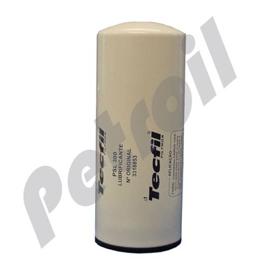 PSL300 Filtro Aceite Tecfil Cummins Doble Filtracion 3318853;  LF3000 BD103 51748 P553000