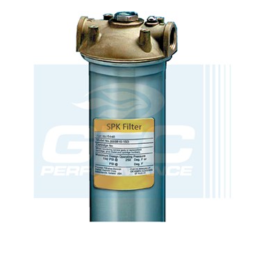 SPK2034 Filtro Sep/Agua GFC t/cartucho de acero inoxidable para Agua  y fluidos corrosivos