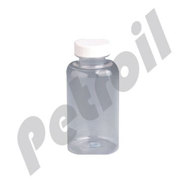 TE0104 Botella GFC para Muestras bara bomba de toma de muestras de  lubricantes 120 ml PET 38mm diam
